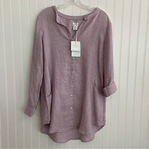 Sigrid Olsen tunic SIZE SMALL 100% linen